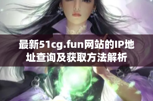 最新51cg.fun网站的IP地址查询及获取方法解析