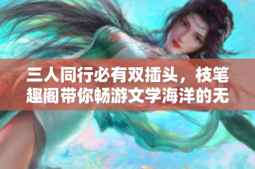 三人同行必有双插头，枝笔趣阁带你畅游文学海洋的无限乐趣