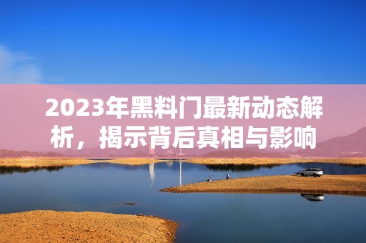 2023年黑料门最新动态解析，揭示背后真相与影响