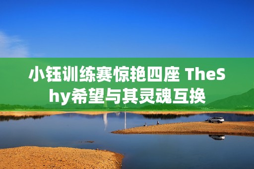 小钰训练赛惊艳四座 TheShy希望与其灵魂互换