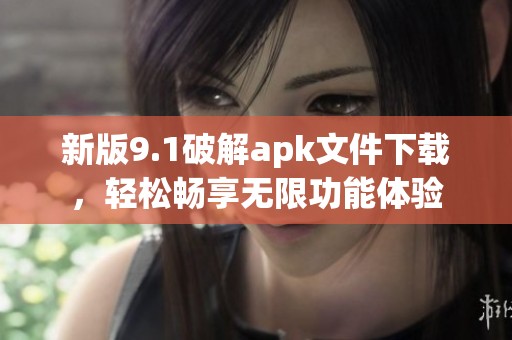 新版9.1破解apk文件下载，轻松畅享无限功能体验