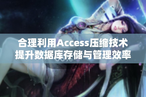 合理利用Access压缩技术提升数据库存储与管理效率