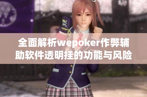 全面解析wepoker作弊辅助软件透明挂的功能与风险