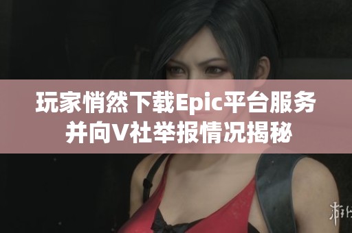 玩家悄然下载Epic平台服务 并向V社举报情况揭秘